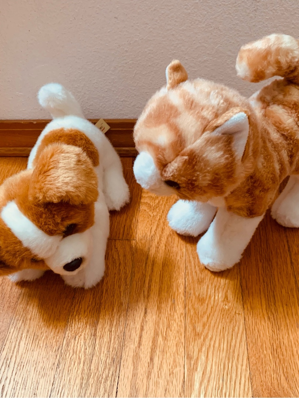 Aurora World Miyoni Tots Orange Tabby Cat Kitten & Jack Russell Puppy
Plush EUC